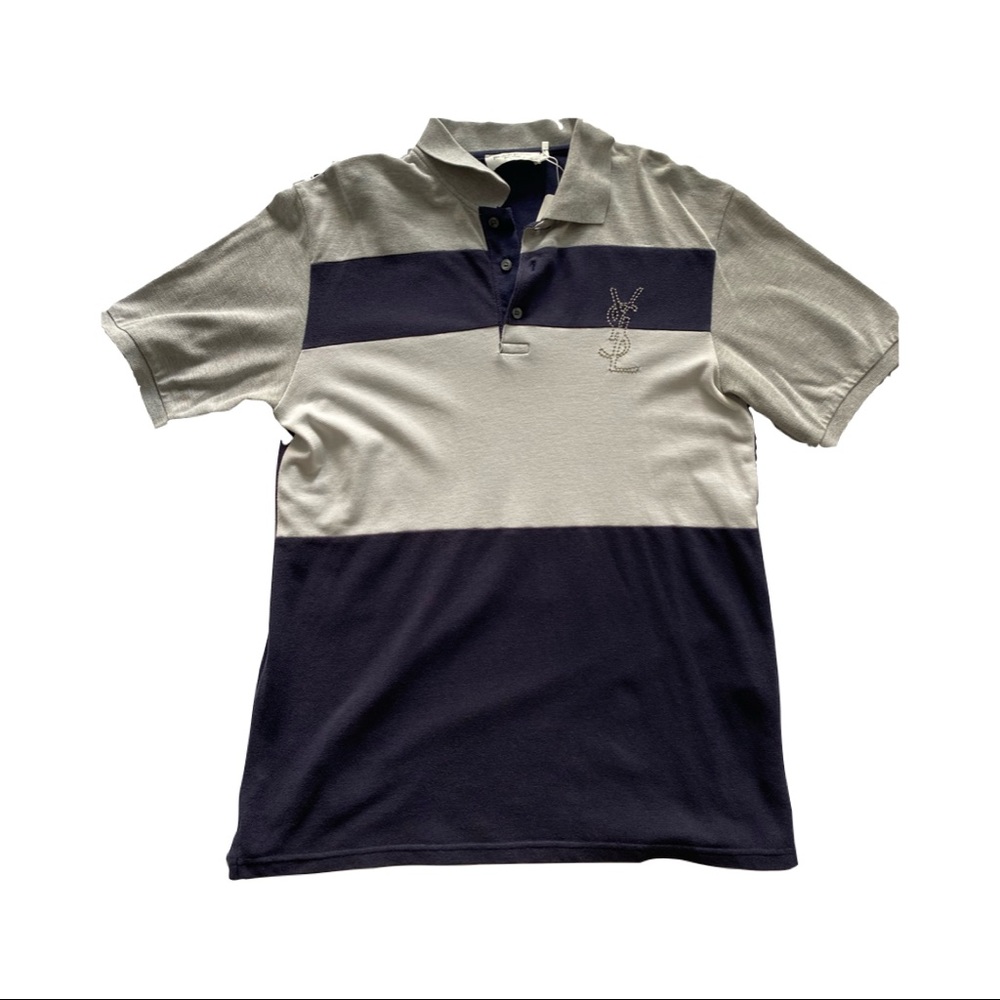 YSL polo with logo